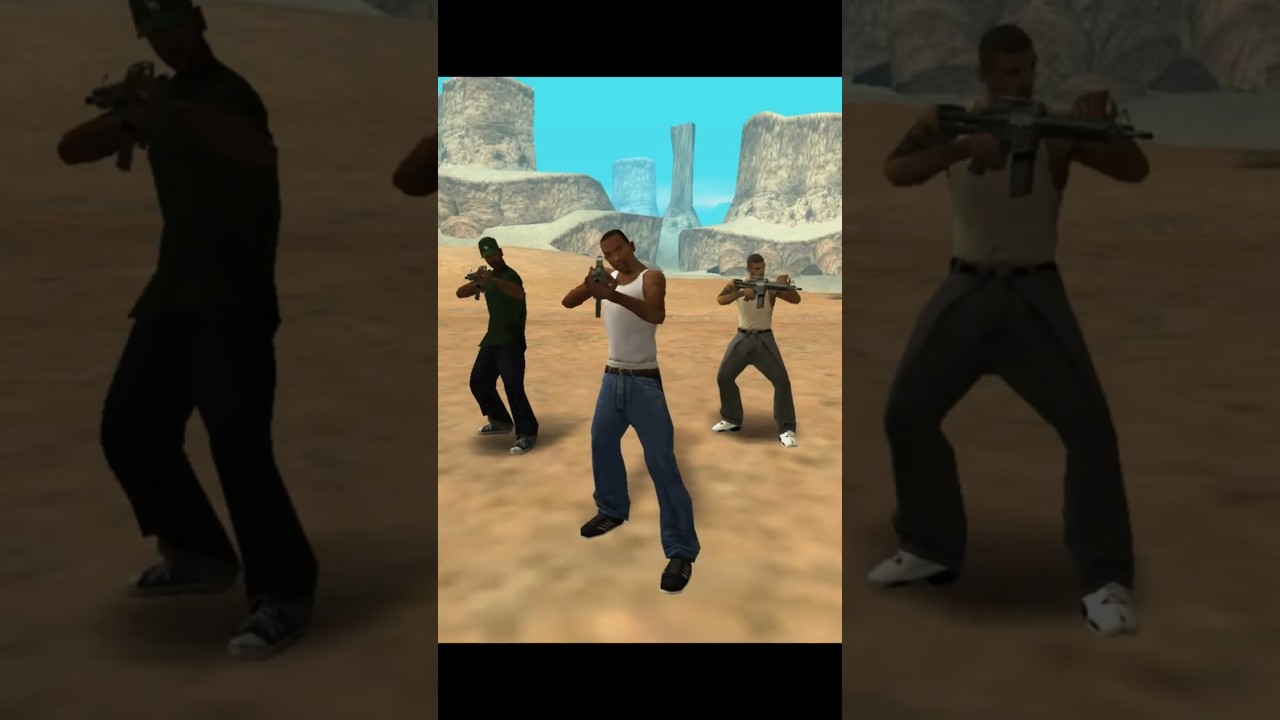 CJ, Sweet & Cesar Vialpando vs Tenpenny, Big Smoke, Ryder & 30 Ballas | GTA San Andreas