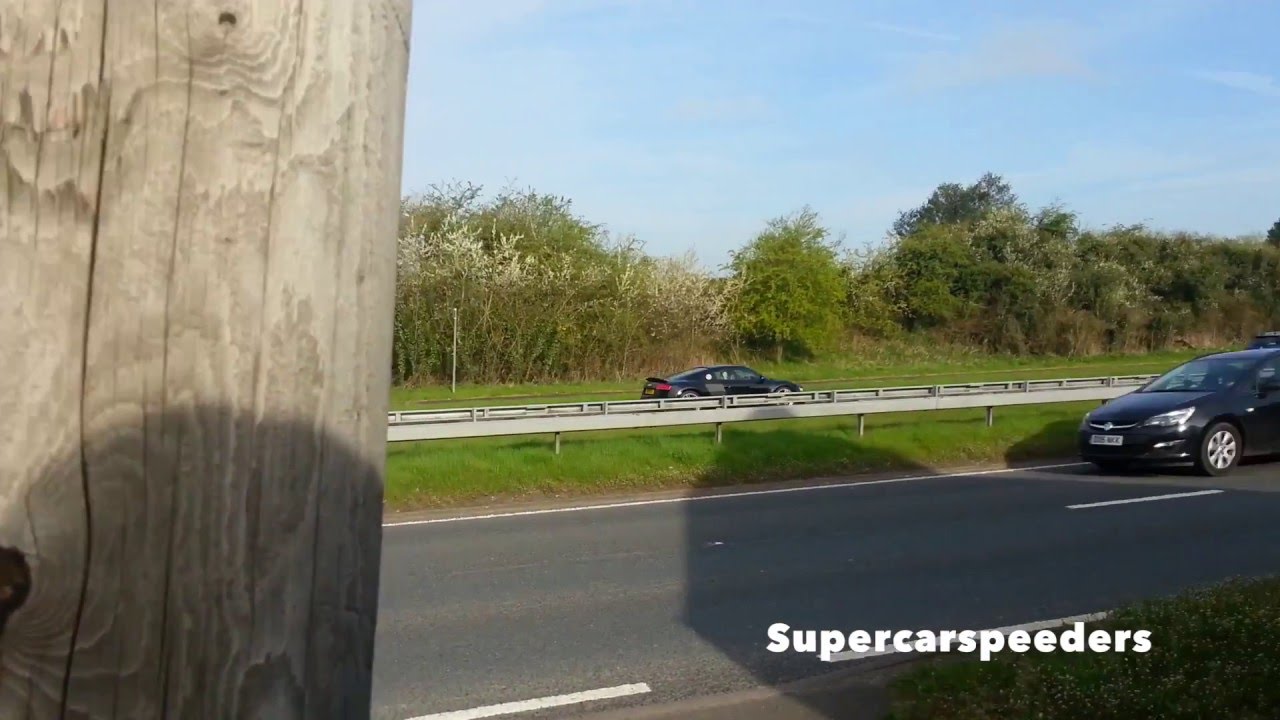 Audi R8 With Spoiler Up Drive By Worcester HD