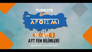 APOTEMİ 2026 TÜRKİYE GENELİ AYT-1 FEN SORU ÇÖZÜMLERİ - APOTEMİ YAYINLARI