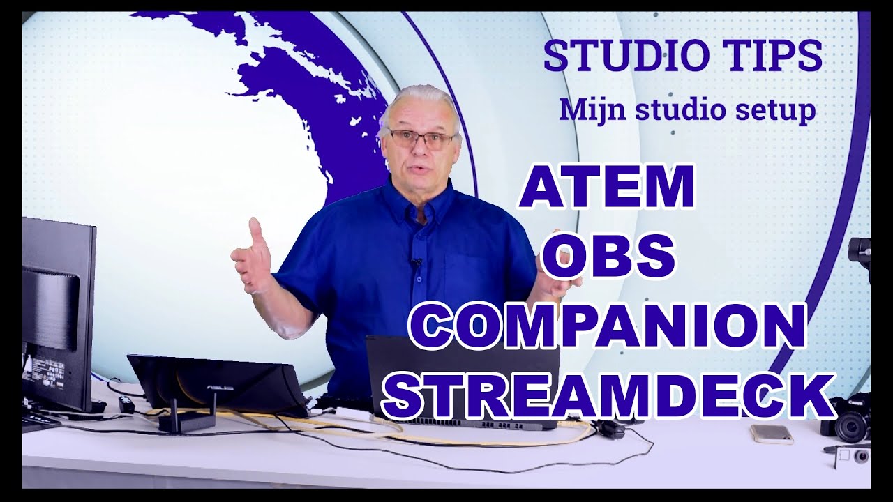 ATEM mini (pro) Studio Tips (mijn setup, atem, obs, companion, streamdeck)
