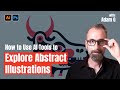 How to Use AI Tools to Explore Abstract Illustrations with Adam G