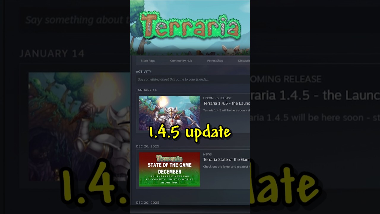 Will Terraria's Cross Play Be In The 1.4.5 Update?