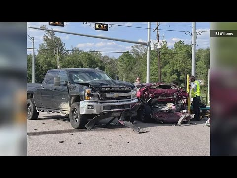 Two-car crash sends multiple people to the hospital in serious ...