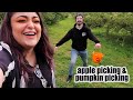 APPLE PICKING &amp; GOING TO A PUMPKIN PATCH! 🎃 Artsy Weekend Vlog