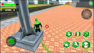 Spider rope hero man gangster crime city battle android gameplay screenshot 5