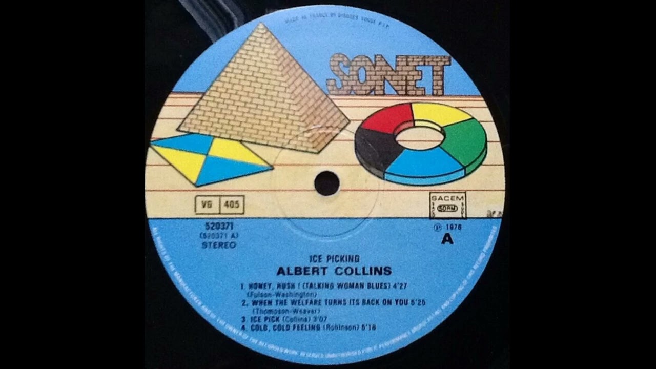 Albert Collins - Cold Cold Feeling - US Sonet Records Album 