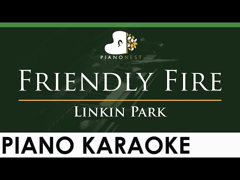 Linkin Park - Friendly Fire - LOWER Key (Piano Karaoke Instrumental)