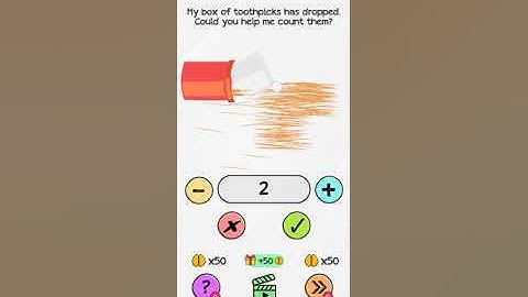 Braindom Level 239 (Count the Toothpicks) Solution