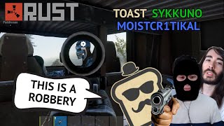 Toast, Sykkuno & Charlie GAME SHOW TURNS INTO A ROBBERY | OfflineTV RUST