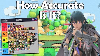 How Accurate is the OFFICAL Smash Bros Tier List?