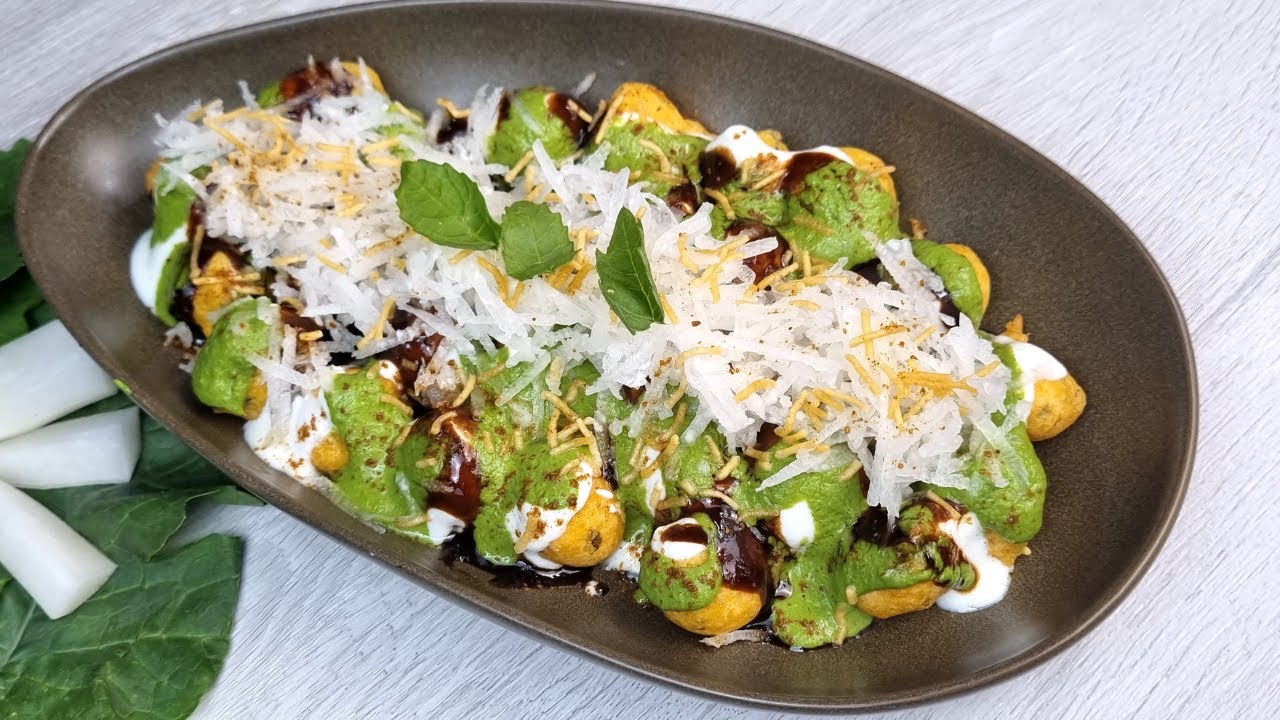 Unique Lipsmacking Chaat Recipe With Special Green Chutney Ram Ladoo