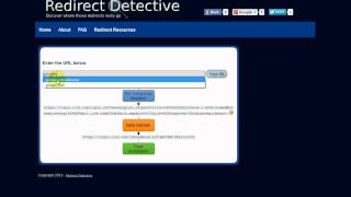 Redirect Detective - URL Redirection Checker