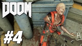 DOOM [2016] (PS4 WALKTHROUGH/GAMEPLAY) - Part 4 (KILL THE GORE)