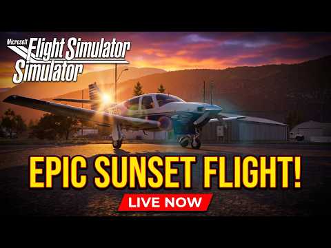 Microsoft Flight Simulator 2024 - Black Square 114 Epic Sunset Bush Trip