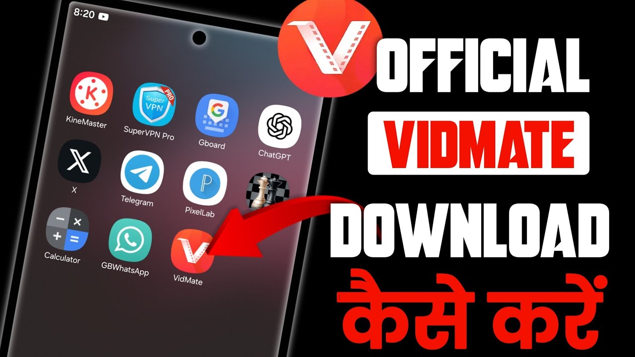 Official Vidmate कहा से Download करे| How to Download official Vidmate 2026