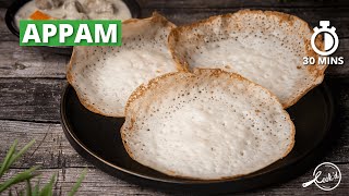Appam Recipe How To Make Appam Without Yeast Kerala Appam Appam Batter Recipe Cookd