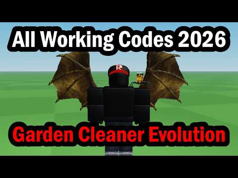 All Working Codes 2026 in Garden Cleaner Evolution Roblox