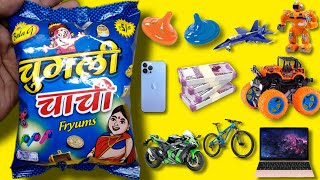 New ЁЯШГ chugli chachi snacks | aaj aaya full maza | unboxing and review in hindi