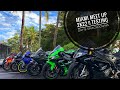 MIAMI MEET UP 2K22 ! TEST DAY | SMACKDOWNS | S1000RR vs ZX10R vs H2 vs R1 vs 1199 vs APRILIA RSV4