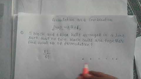 Gap method| permutation and combination| AR WARSI SIR|