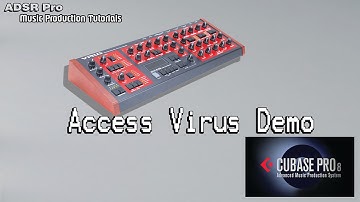 Access Virus A Synth/Synthersizer Presets and editing in Cubase 8