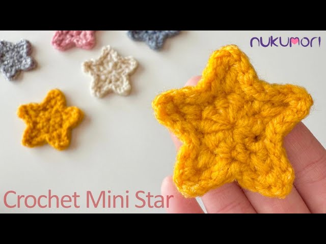 How to Crochet a Mini Star for Absolute Beginners🌟 - YouTube