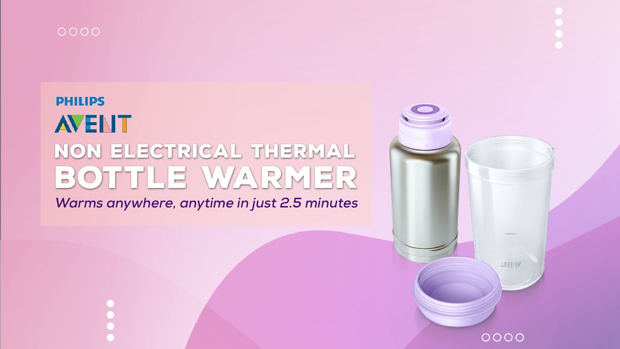 Philips AVENT Non Electrical Thermal Bottle Warmer - YouTube