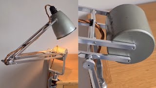 THE MOST ELEGANT ROLLER COUNTERBALANCE LAMP (1950s ~ 1960s) #Hadrill&HorstmannLamp #Vintage #Lamps