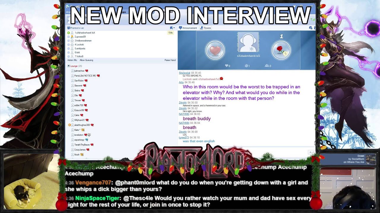 Piece of sheet's asteroid interview question on PhantomL0rd's stream