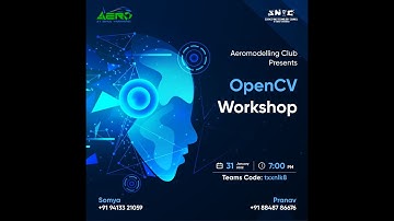 Basics of OpenCV Workshop | AMC - 2021-2022