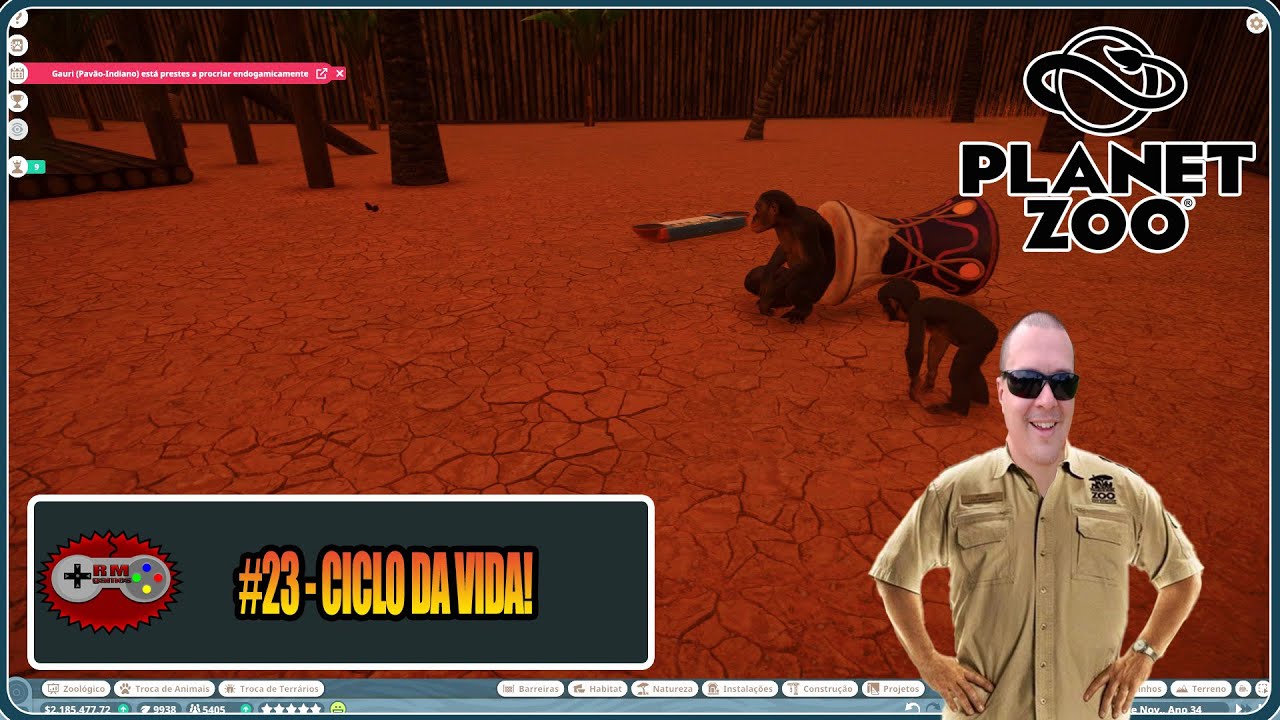 Planet Zoo Modo Franquia #23 - Ciclo da Vida!