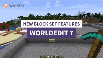 [Reupload] New block pattern features in WorldEdit 7!