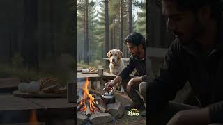 🐕 My Dog Found a Hidden Place in the Jungle! 😲🏕️ #shorts