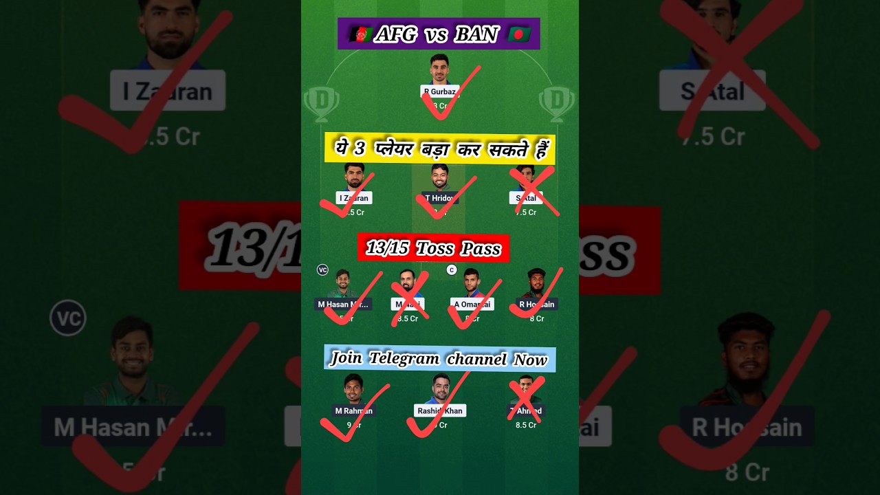 AFG vs BAN Dream11 Prediction,AFG vs BAN Dream11,AFG vs BAN 1st ODI Match Prediction,AFG vs BAN Live