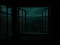 Gentle Rain in Outside the Window Bedroom | Cozy Ambience for Relax Deep Sleep