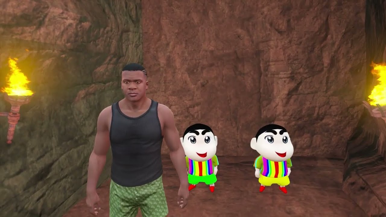 GTA 5 : FRANKLIN USES MAGICAL PAINTING BOARD TO DRAW THE HORROR SECRET BASE