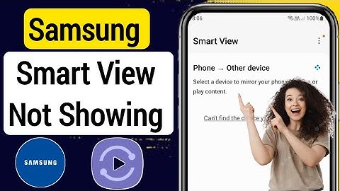 Samsung | Smart View option not showing problem solved | Fix Samsung smart view option not showing