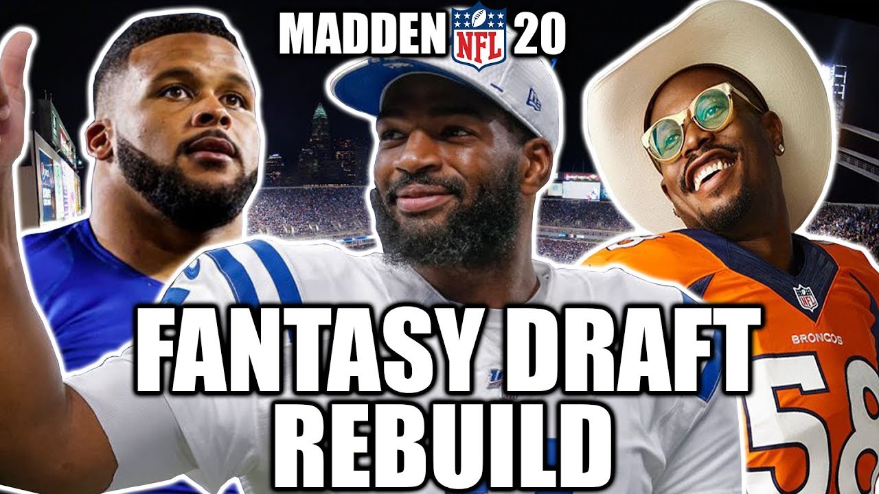 Best Madden 20 Sim Player! -  Madden 20 Connected Franchise Fantasy Draft Rebuild
