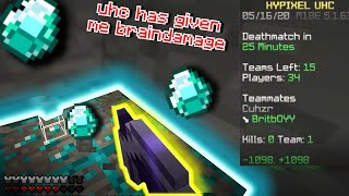 My first time playing Hypixel UHC...