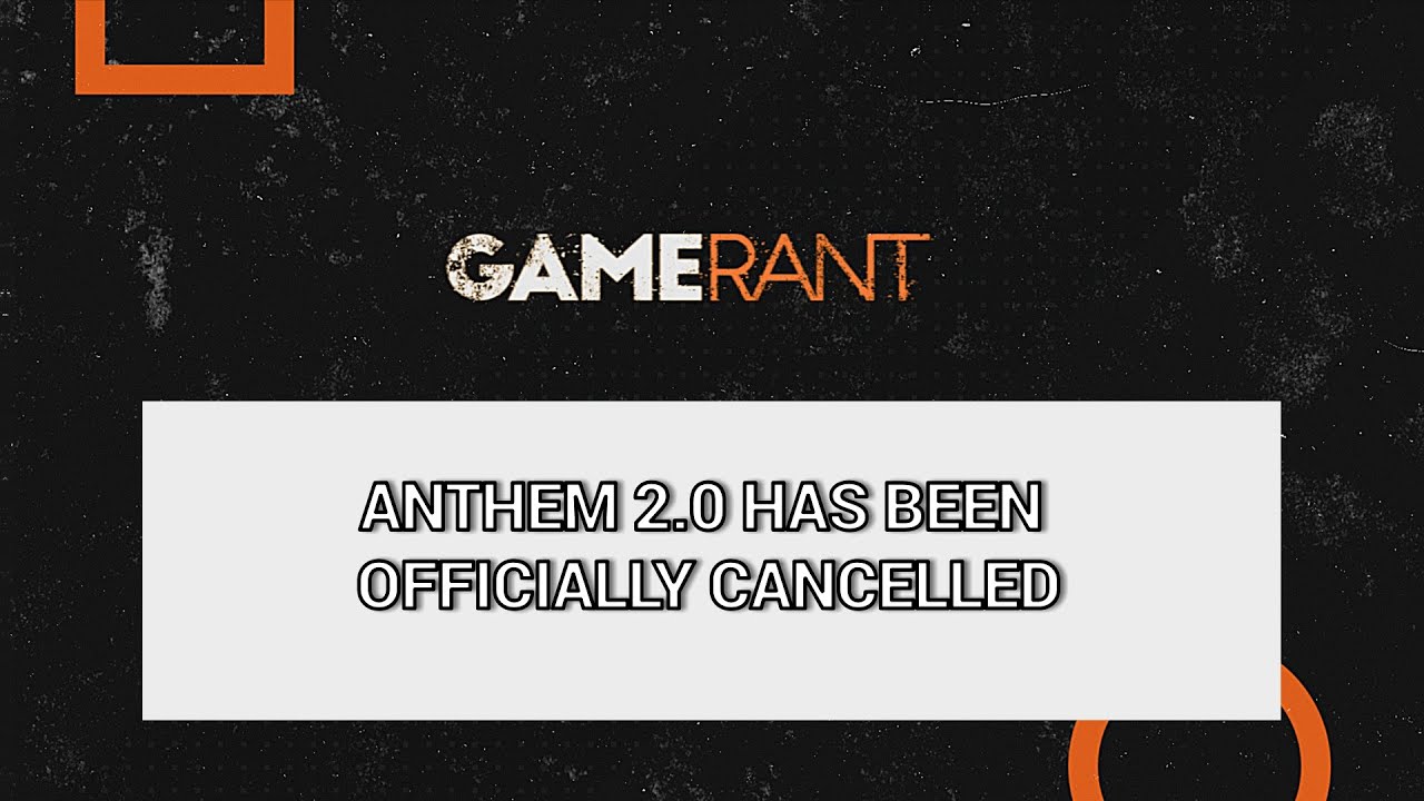Anthem 2.0 Has Been Officially Canceled