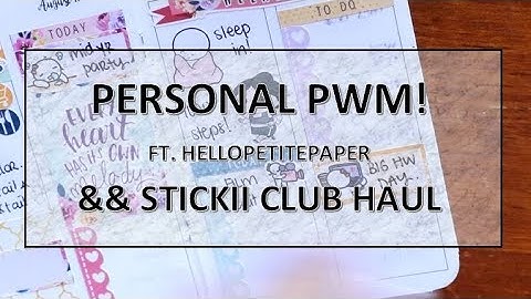 Personal Plan With Me || Traveler