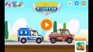 Yateland App - Dinosaur Police Car - Apps for Kids 3 to 5 years old screenshot 1