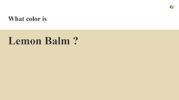 Lemon Balm color #e5d9b6 hex color - Yellow color - Cool color e5d9b6