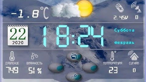 Домашняя метеостанция на Nextion +радио