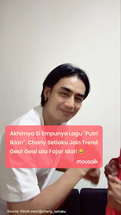 Siapa yang pundaknya auto geal geol pas denger sound ini??🫵😂 Charly Setiaku ikutan trend geal geol~