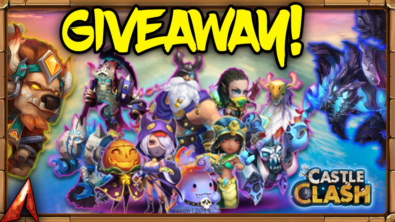 Castle Clash INSANE Account Giveaway! Mino/Arctica! w/Archaell!