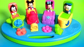 Learn COLORS Disney Baby Pop Up Surprise Cars Planes Trains Mickey Mouse Clubhouse Goofy Donald Duck