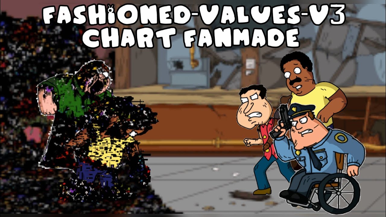 FNF' : Darkness Takeover [FASHIONED VALUES V3] Chart Fanmade [NO DOWNLOAD]