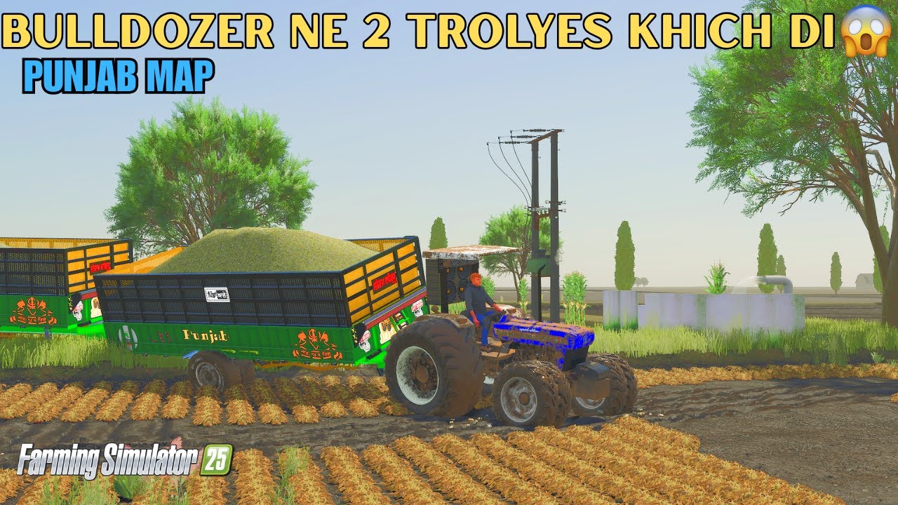 BULLDOZER NE KHICH LI 2 REOLYES 😱 | NEW HOLLAND 3630 | FS25