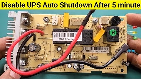 How to Disable UPS Auto Shutdown || disable ups power saving mode
